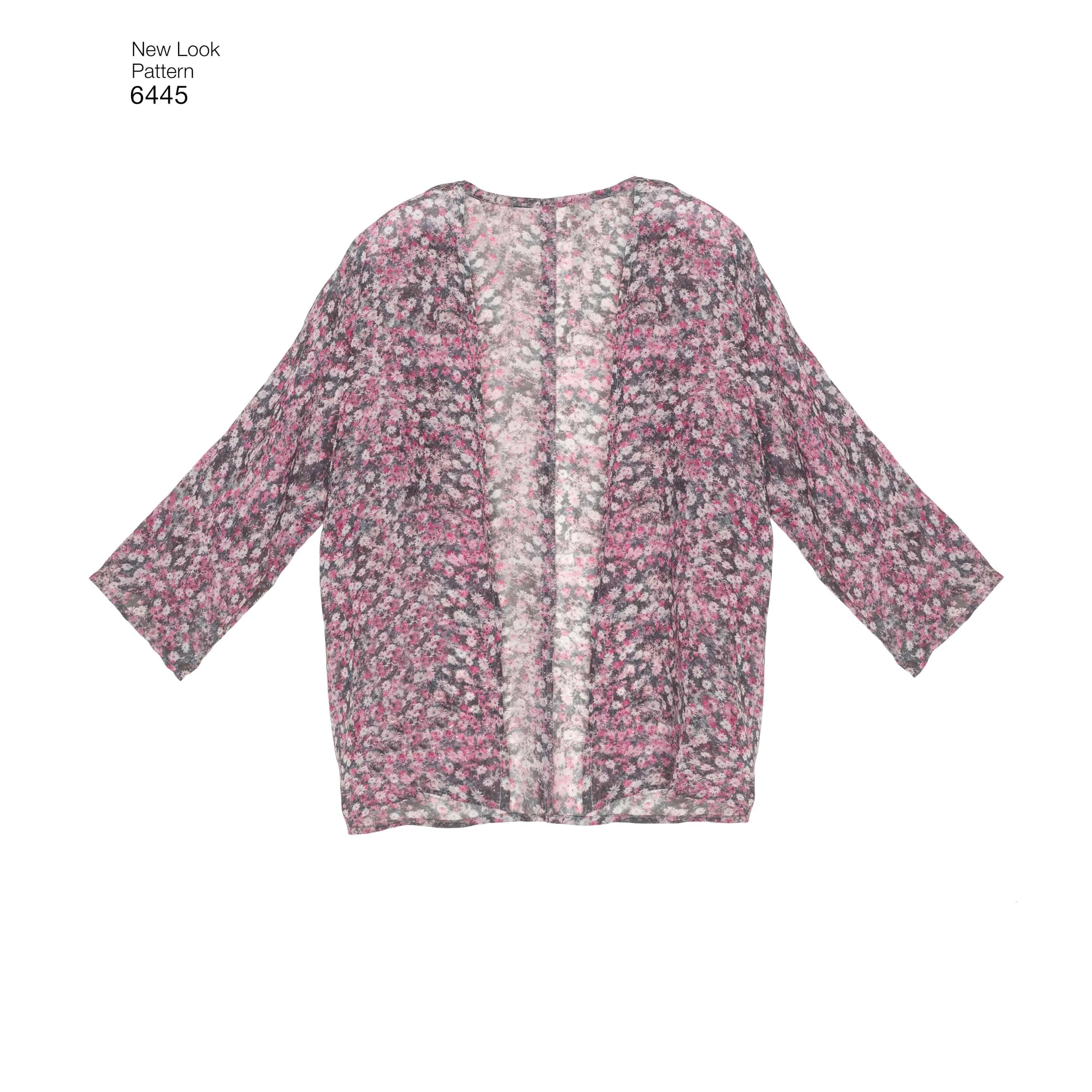 6445 Easy Girl's Kimono, Knit Top and Leggings
