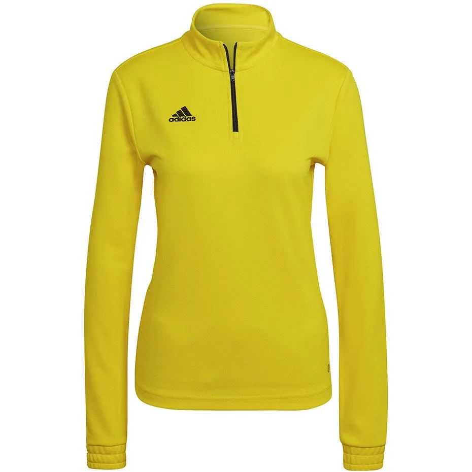Adidas Entrada 22 Top Training Sweatshirt Yellow Hi2130 Xs