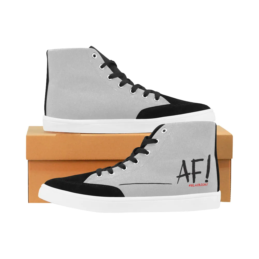 AF BLACK WOMEN'S HI-TOP SHOES