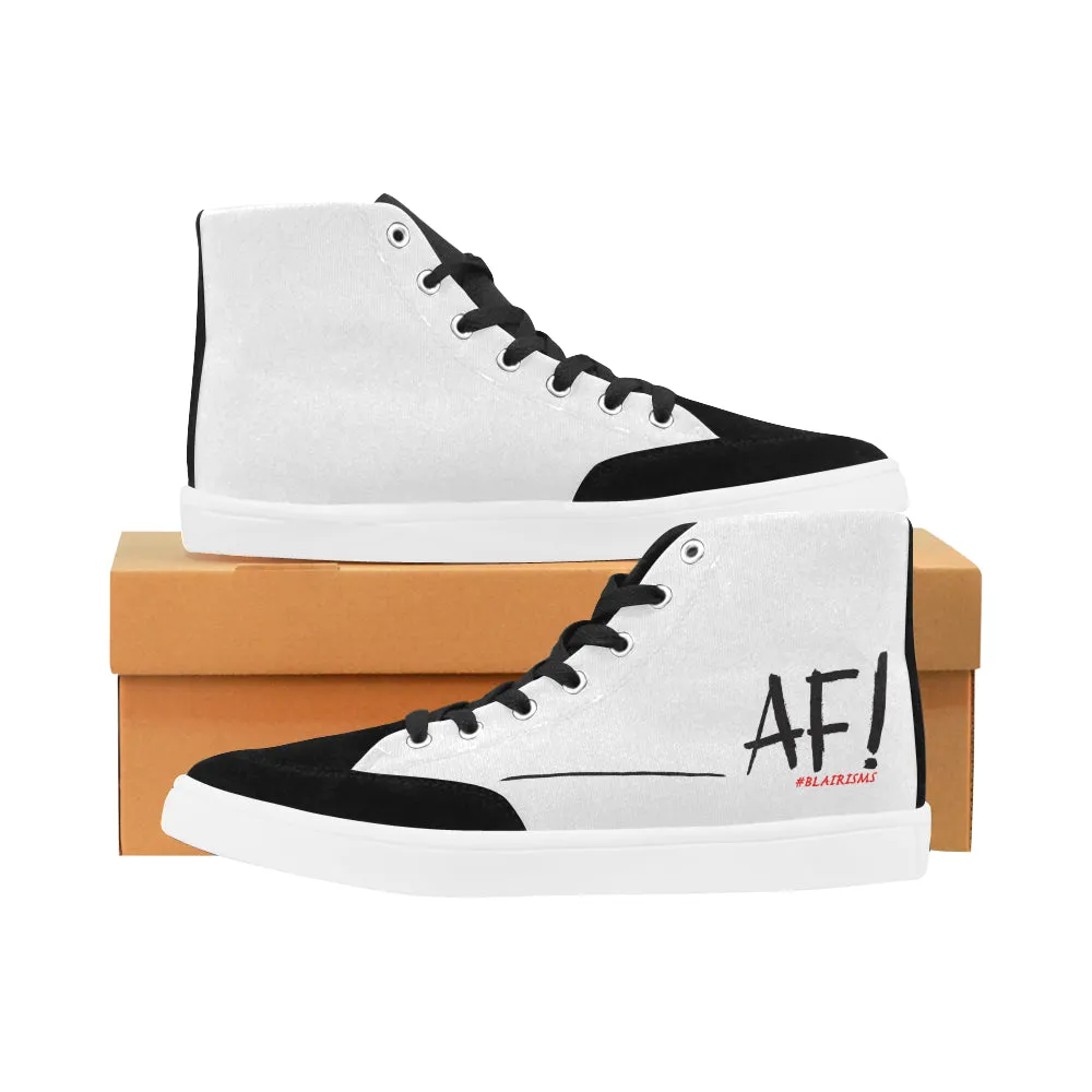 AF BLACK WOMEN'S HI-TOP SHOES