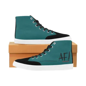 AF BLACK WOMEN'S HI-TOP SHOES