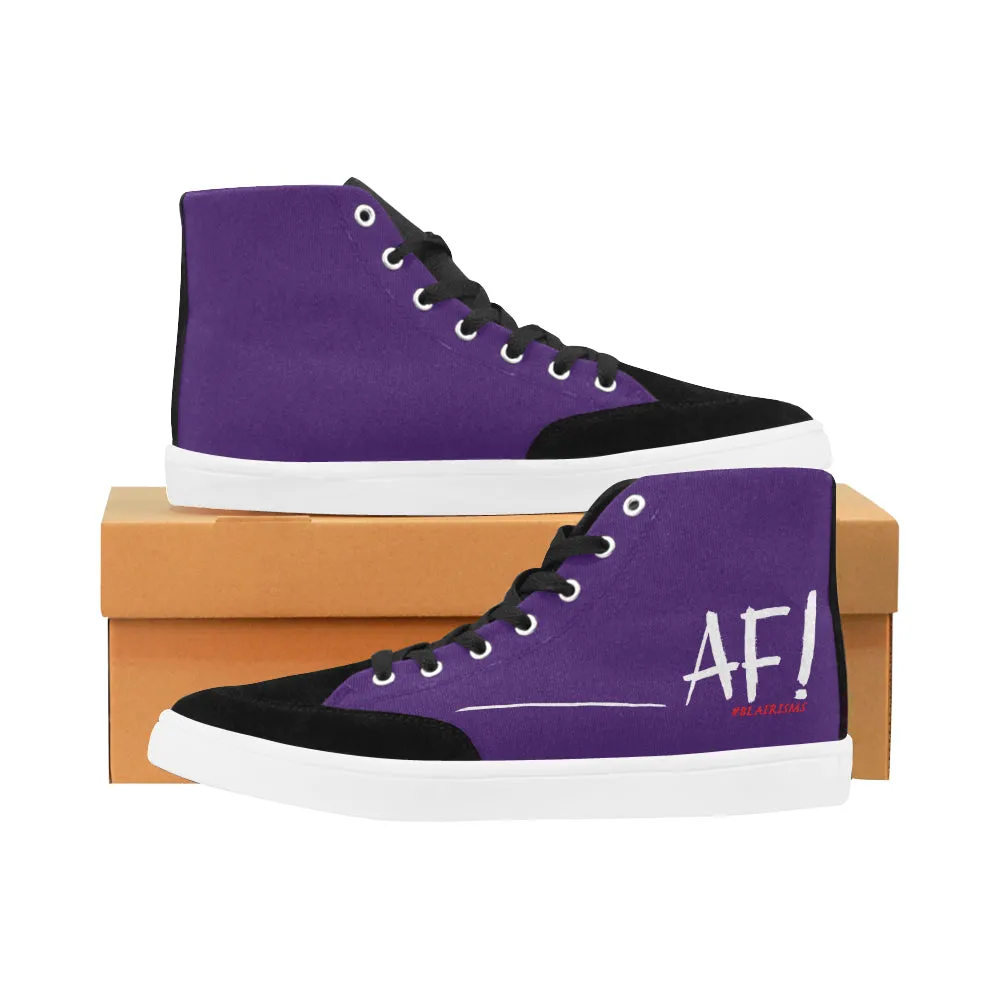 AF WHITE WOMEN'S HI-TOP SHOES