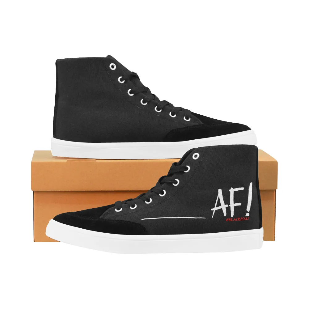 AF WHITE WOMEN'S HI-TOP SHOES