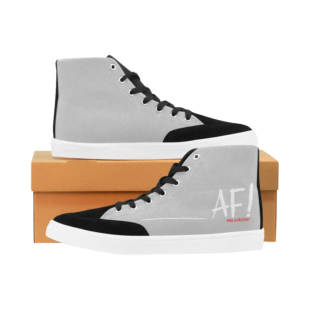 AF WHITE WOMEN'S HI-TOP SHOES