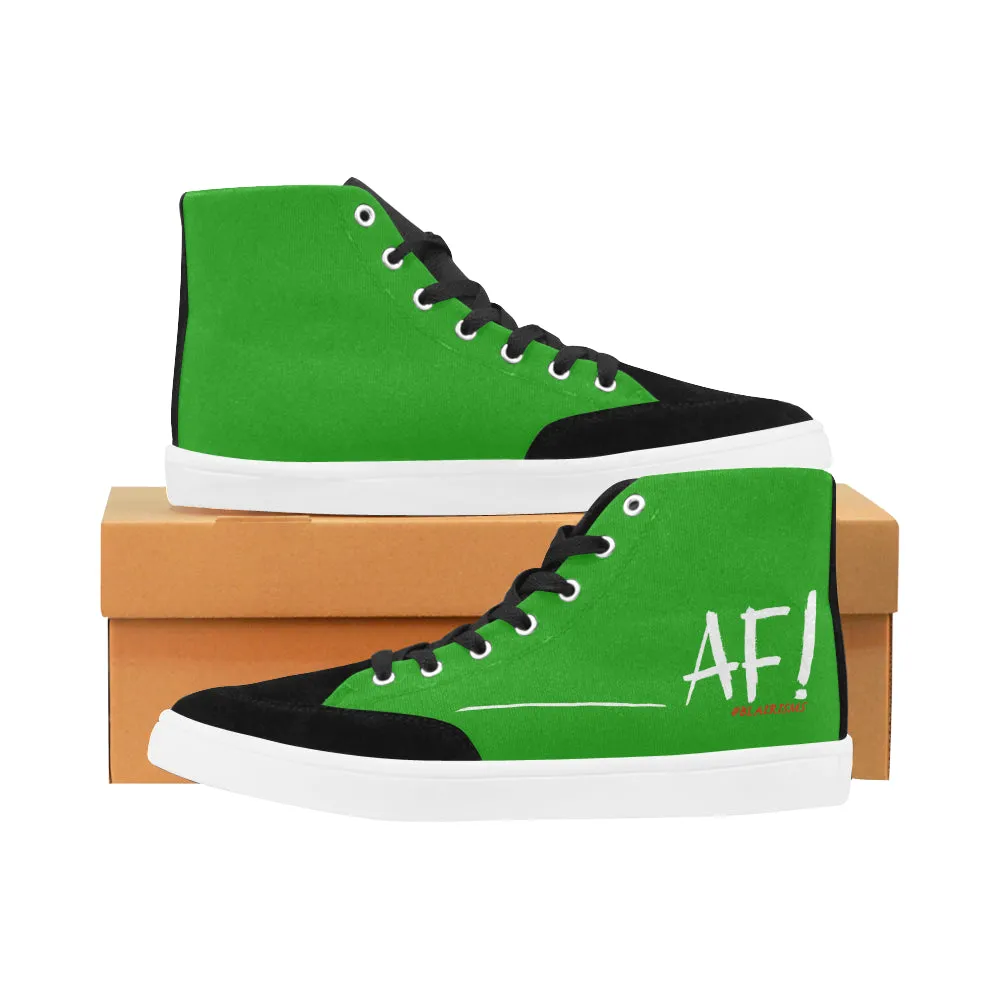 AF WHITE WOMEN'S HI-TOP SHOES
