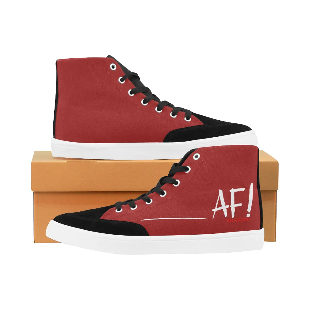 AF WHITE WOMEN'S HI-TOP SHOES