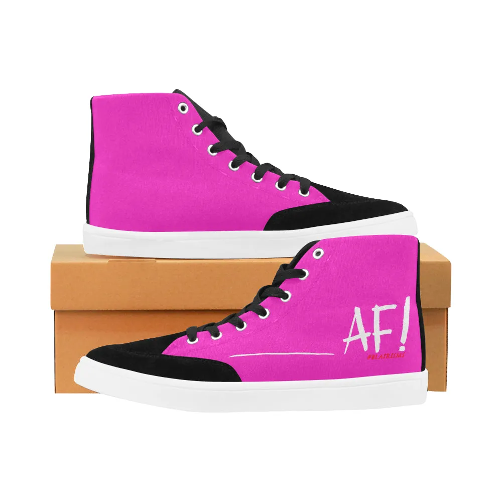 AF WHITE WOMEN'S HI-TOP SHOES
