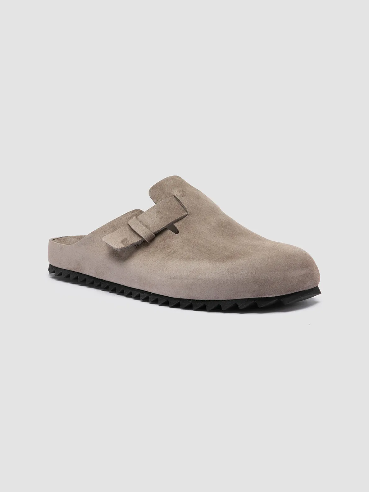 AGORÀ 004 - Gray Suede Sandals