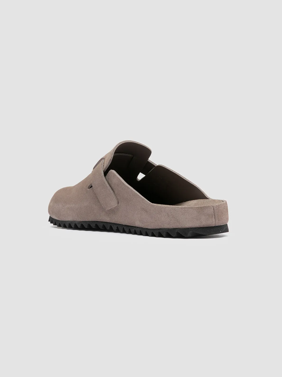 AGORÀ 004 - Gray Suede Sandals