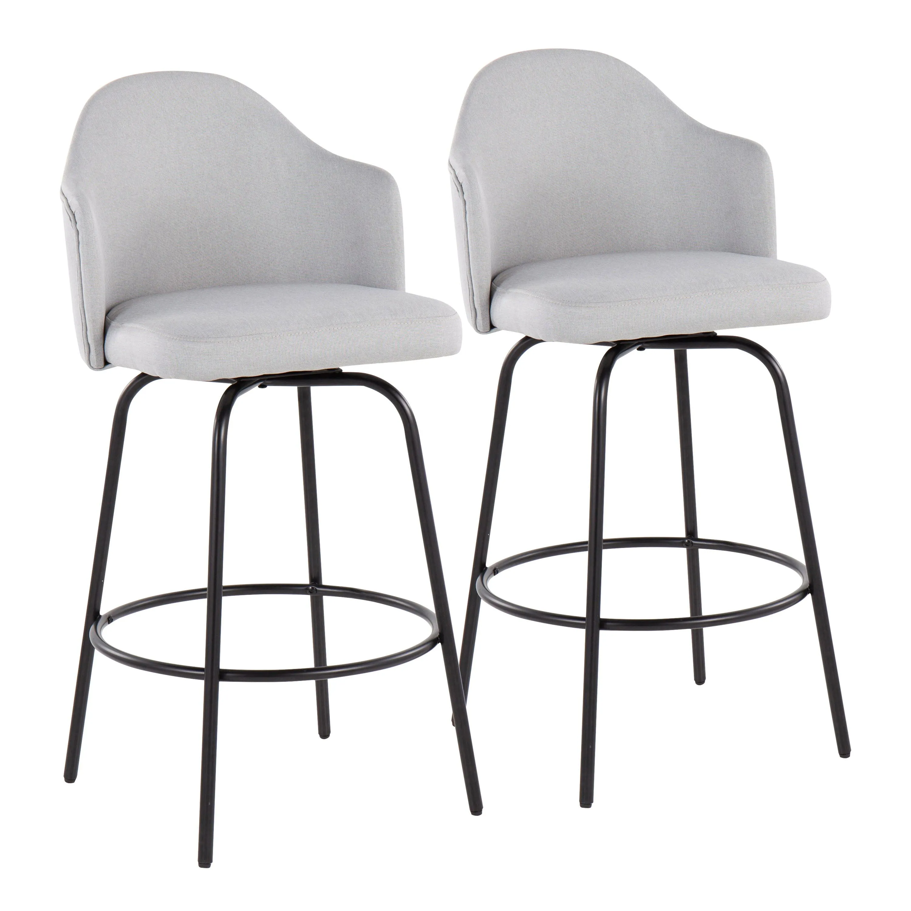 Ahoy - Contemporary Fixed Height Counter Stool (Set of 2) by Couch.com