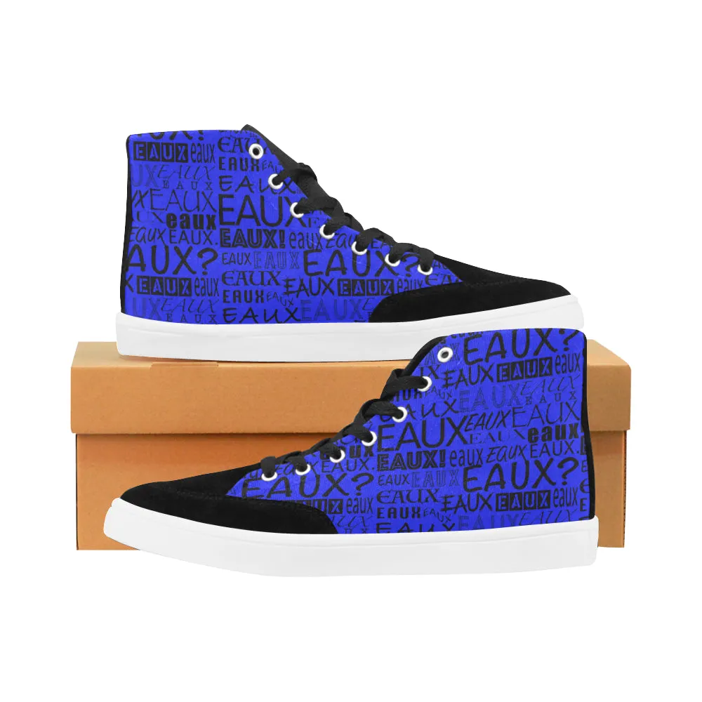 BLACK ALLEAUXVER WOMEN'S HI-TOP SHOES