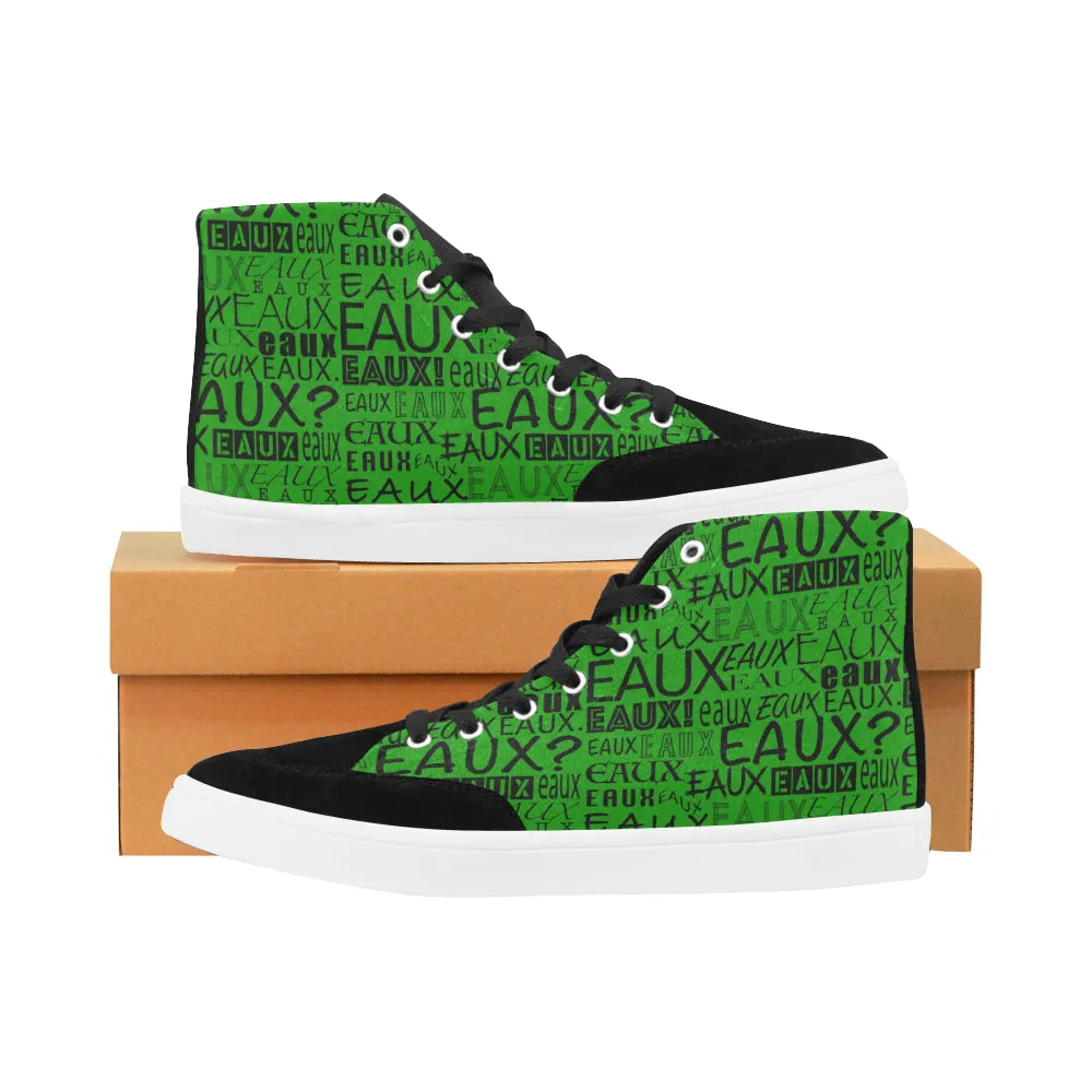 BLACK ALLEAUXVER WOMEN'S HI-TOP SHOES