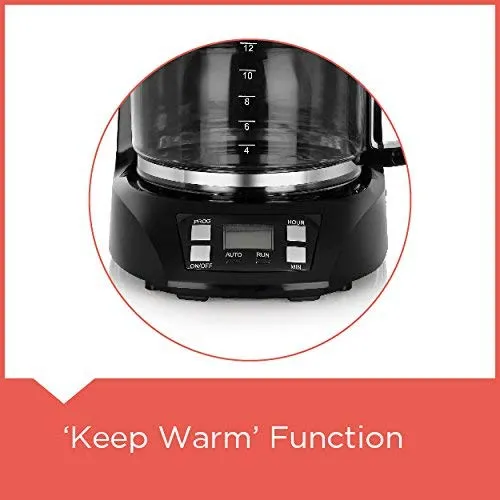 Black   Decker BXCM1201IN 12-Cup Drip Coffee Maker