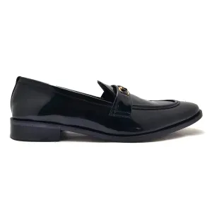 Black Patent Formal Slip On