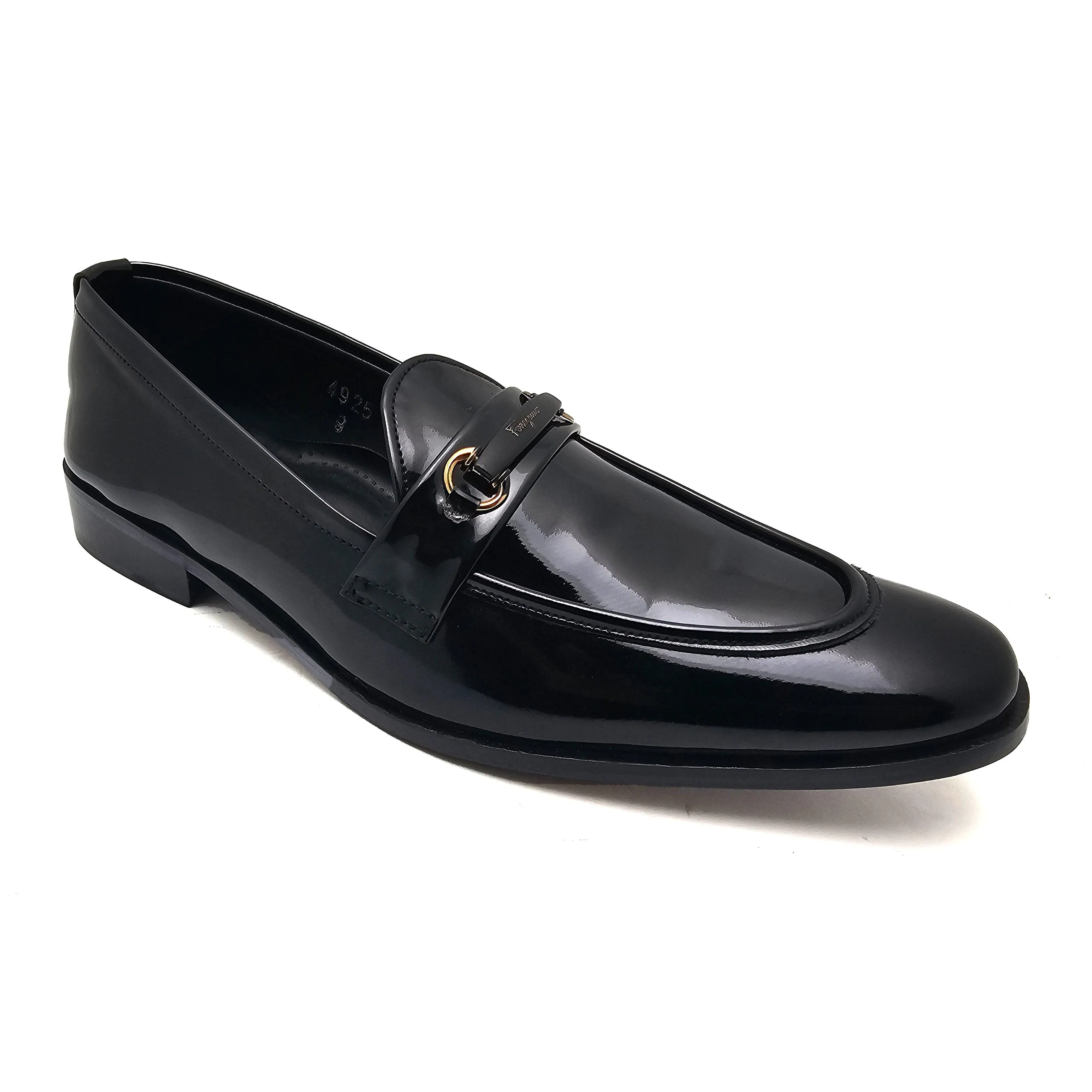 Black Patent Formal Slip On