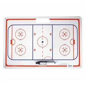 Blue Sports Hockey Suction Cup Jumbo Coach Board