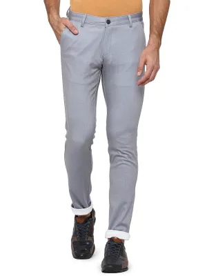 Forest Grey Solid Venice Fit Casual Trouser | JadeBlue