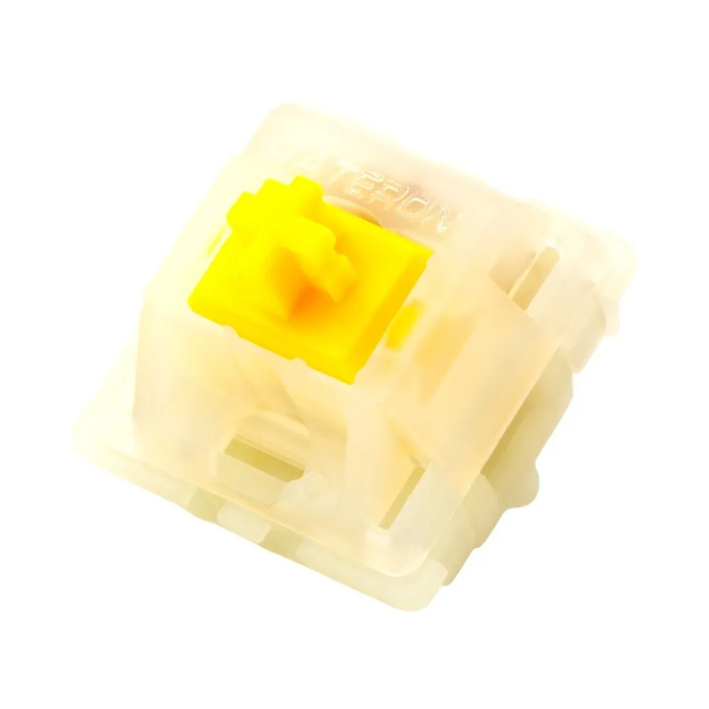 Gateron KS-3 Milky Pro Yellow | Linear Switch