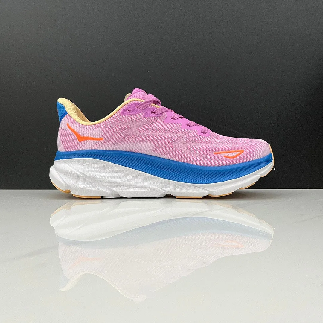 HOKA ONEONE Clifton 9 Running Trainers Breathable Anti Slip Sports Shoes for Women & Men