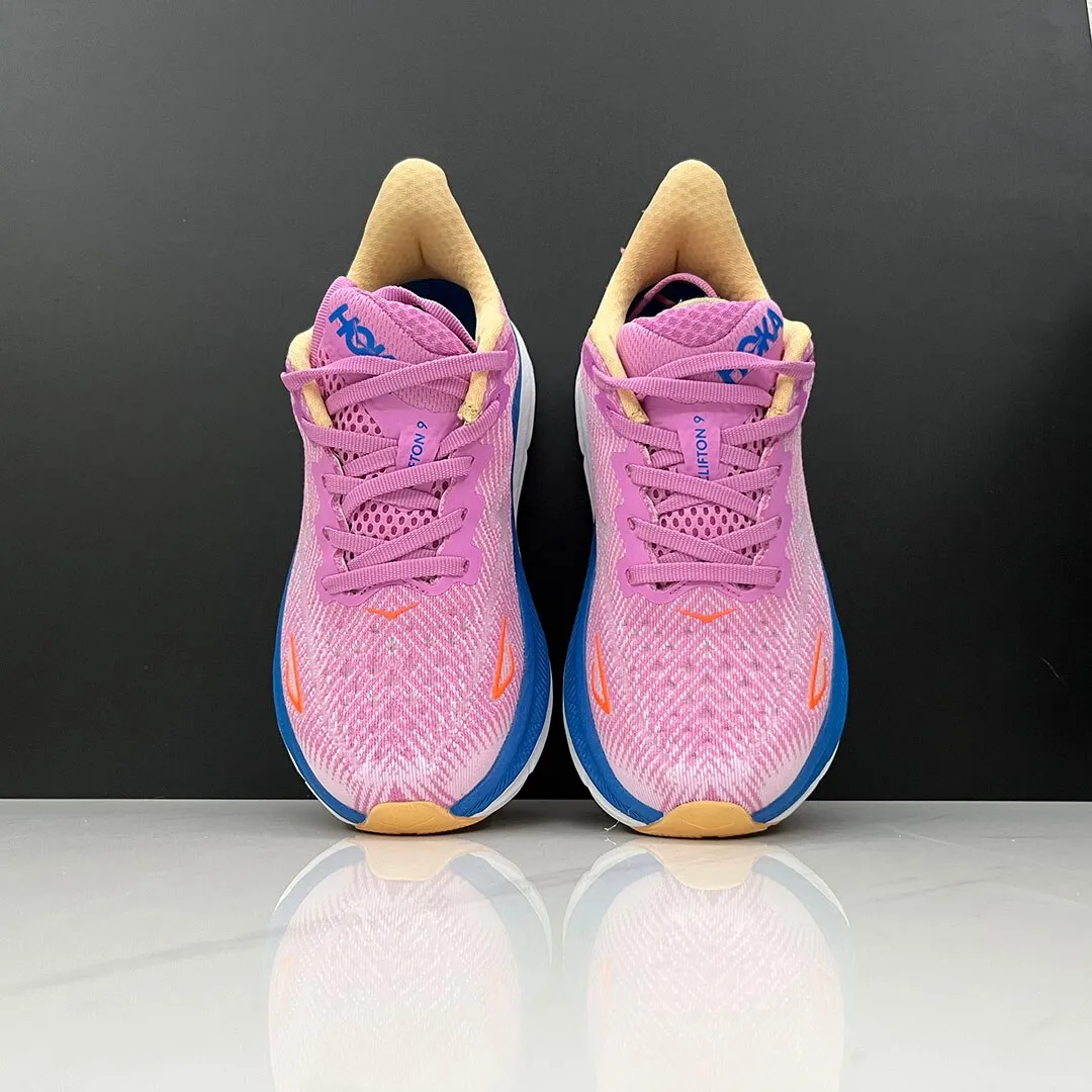 HOKA ONEONE Clifton 9 Running Trainers Breathable Anti Slip Sports Shoes for Women & Men