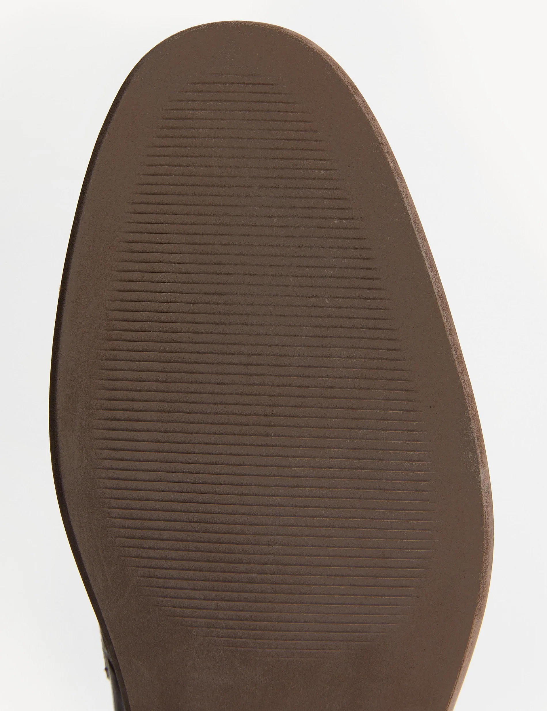 Marks & Spencer leather slip-ons, brown