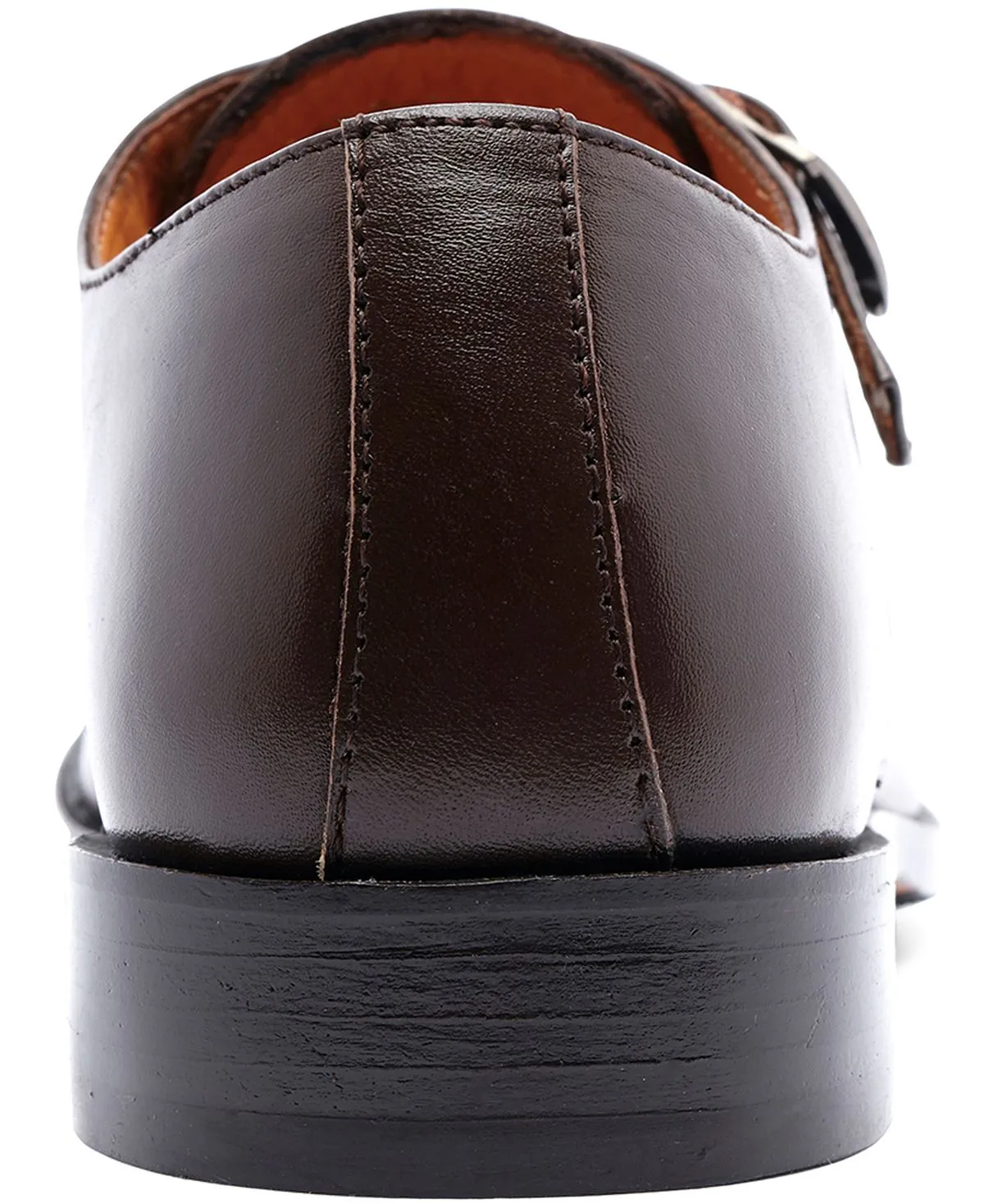 Men's freedom loafers with one monk strap Carlos by Carlos Santana, dark brown