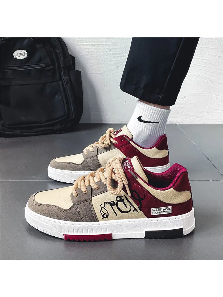 New Trendy All Match Sports Niche Design Casual Men'S Flat Shoes
