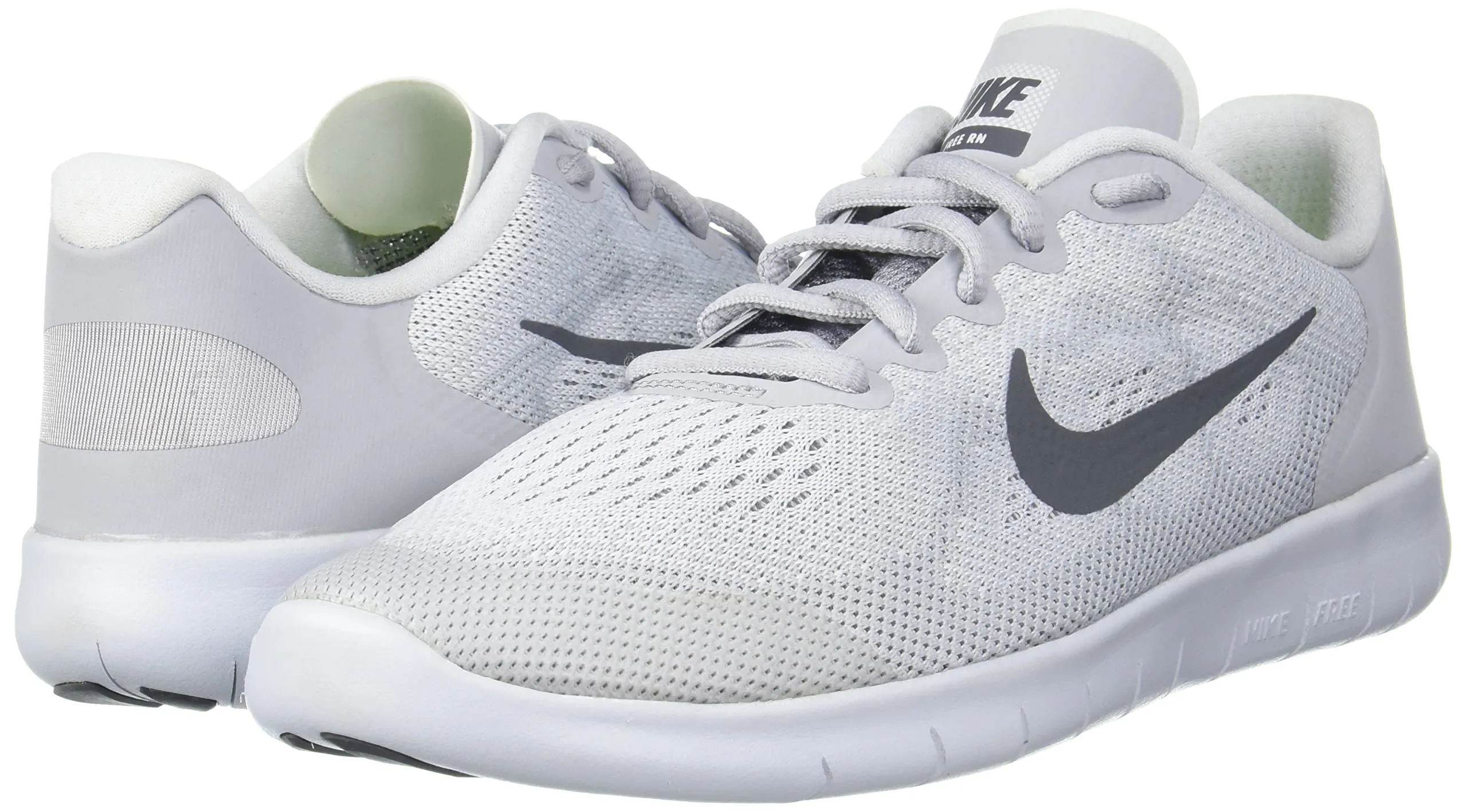 Nike Girls Revolution 2 (PSV) Running Shoes (Pure Platinum/Dark Grey_3.5 UK (4 US)_904255-007)