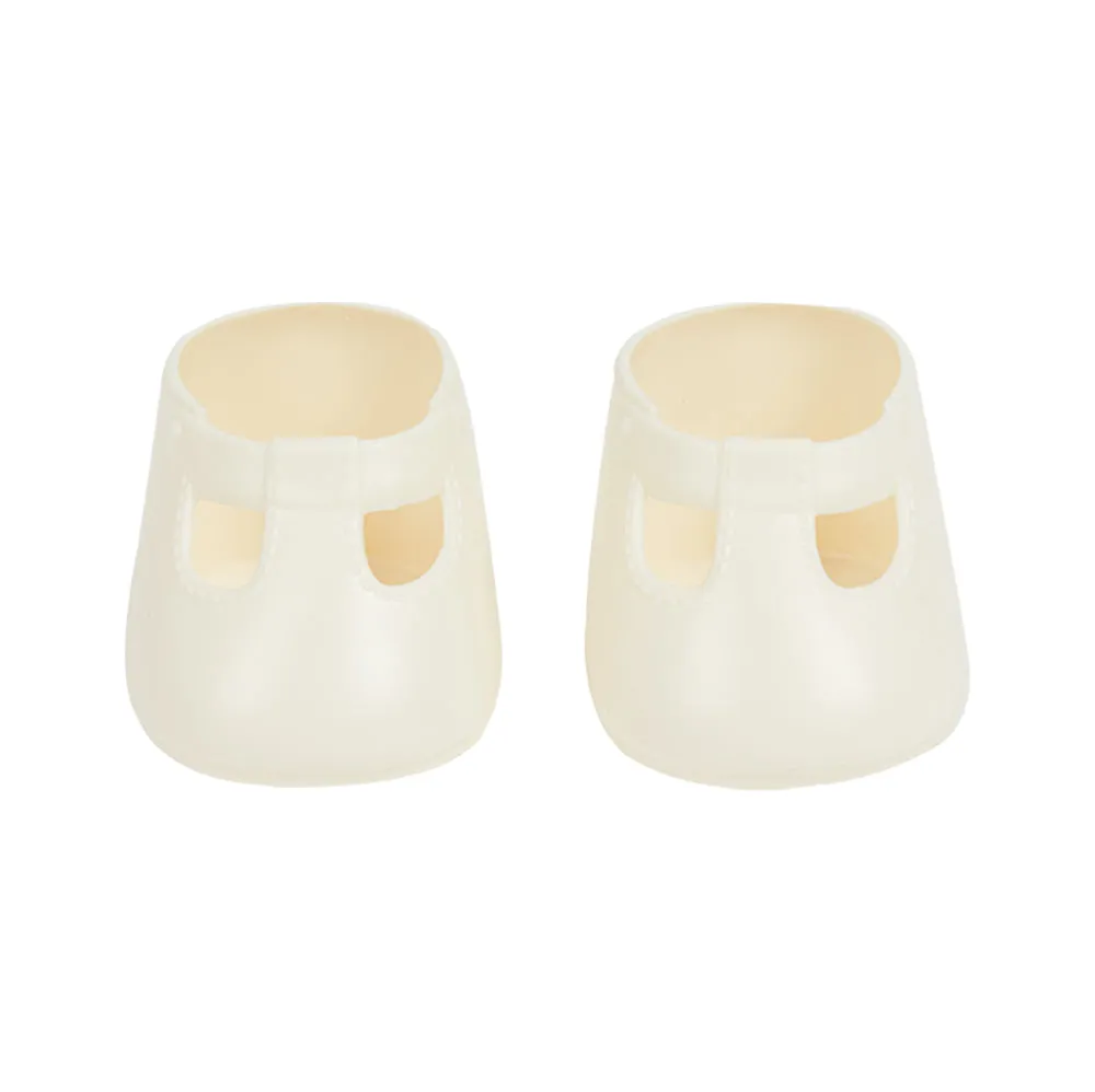 Olli Ella Dinkum Doll Shoes - Cream