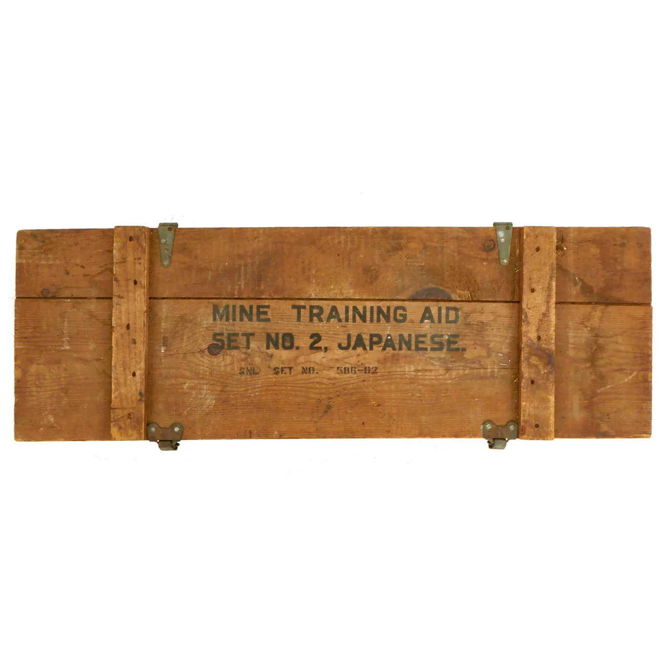 Original U.S. WWII Japanese Mine Training Aid Set No.2 in Crate