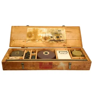 Original U.S. WWII Japanese Mine Training Aid Set No.2 in Crate