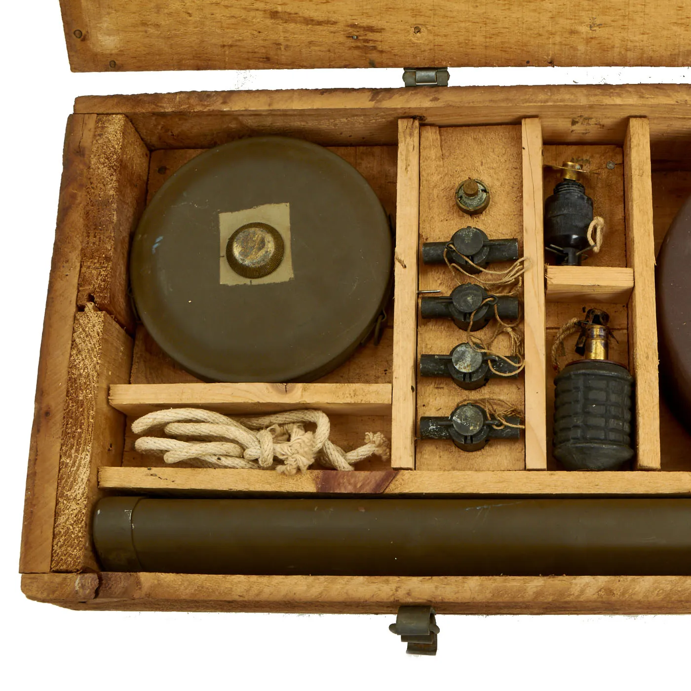 Original U.S. WWII Japanese Mine Training Aid Set No.2 in Crate