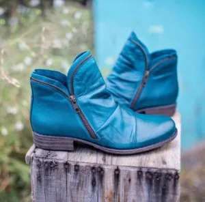 Owlkay Winter Round-toe Chunky Heel Short Boots