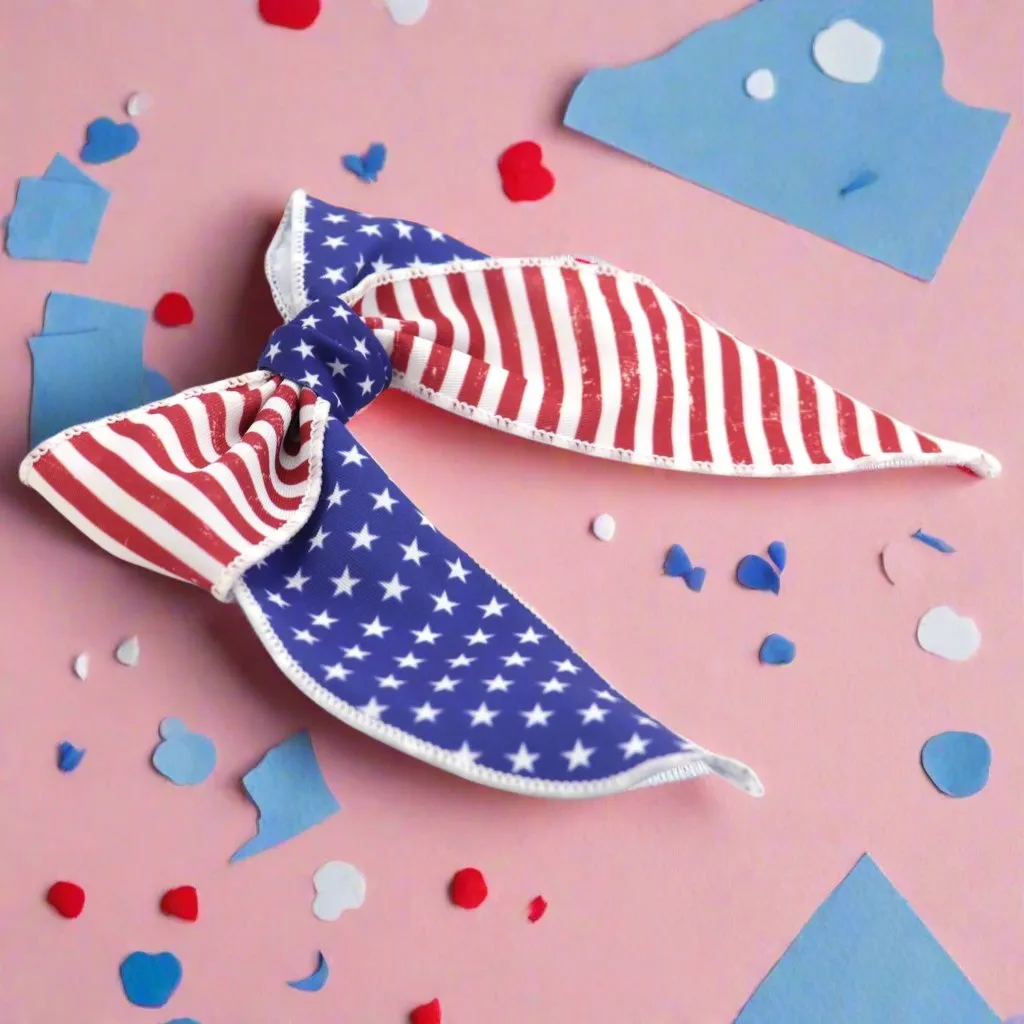 Patriotic Little Love Bug Bows