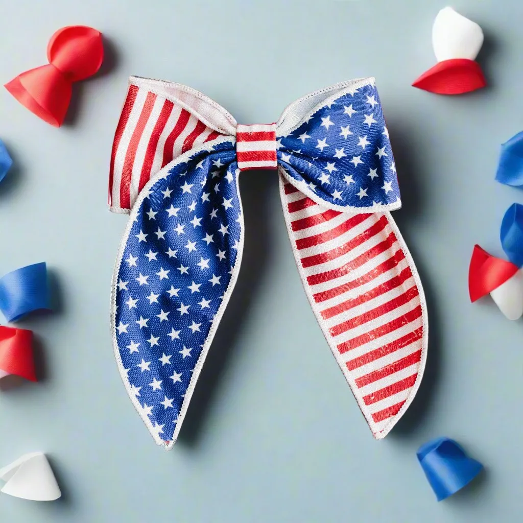 Patriotic Little Love Bug Bows