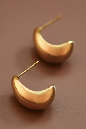 Raindrop 18k Gold Dipped Studs