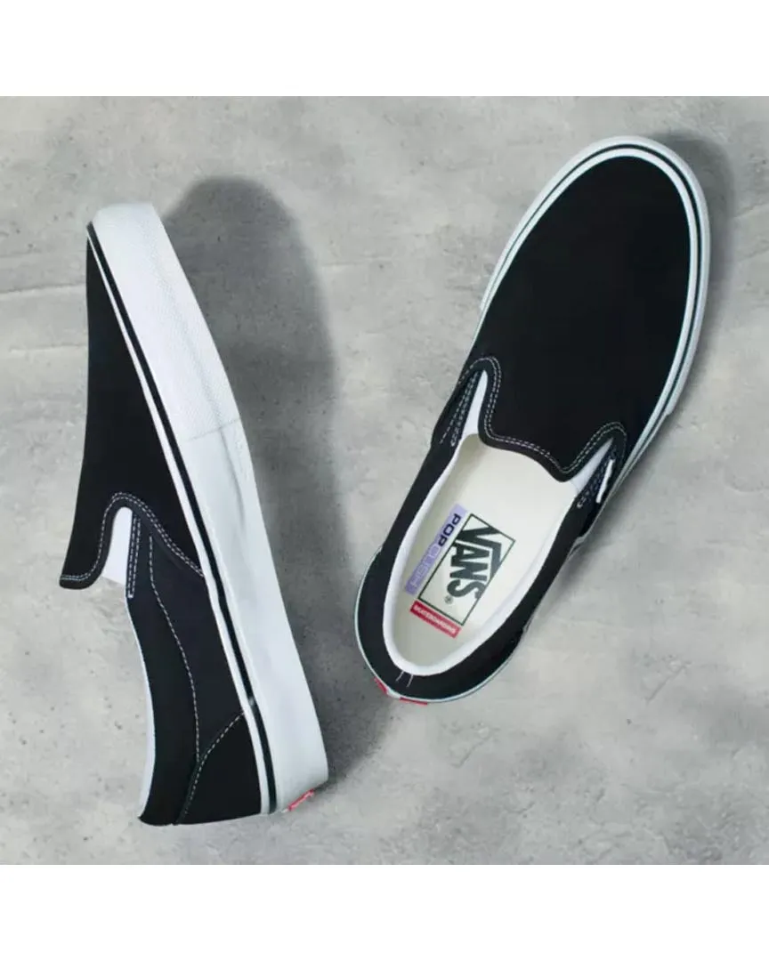Skate Slip-On Shoes - Black/White