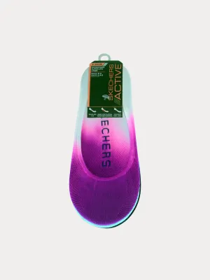 Skechers Women's 3 Pack Non Terry Microfiber Super low Liner Socks