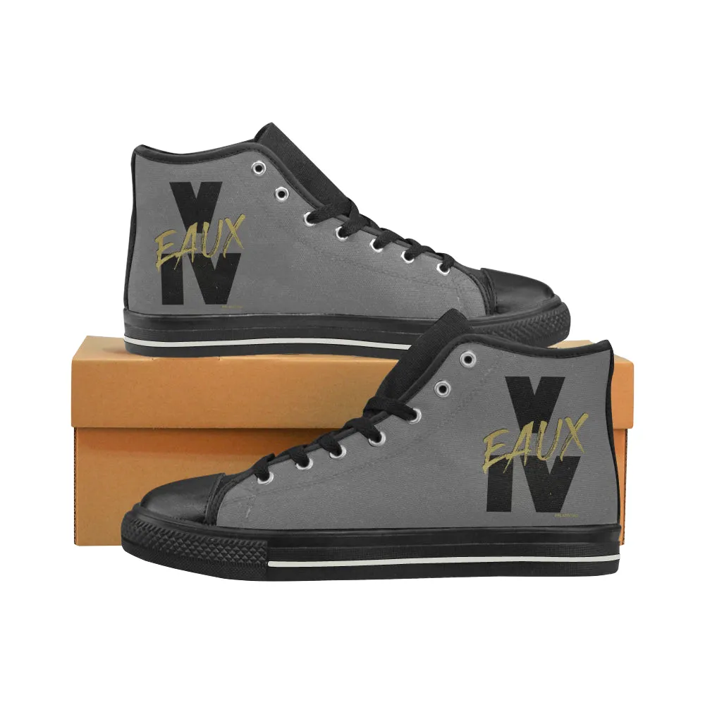 V EAUX IV MEN'S LARGE HI-TOP SHOES (SIZE 13-14)