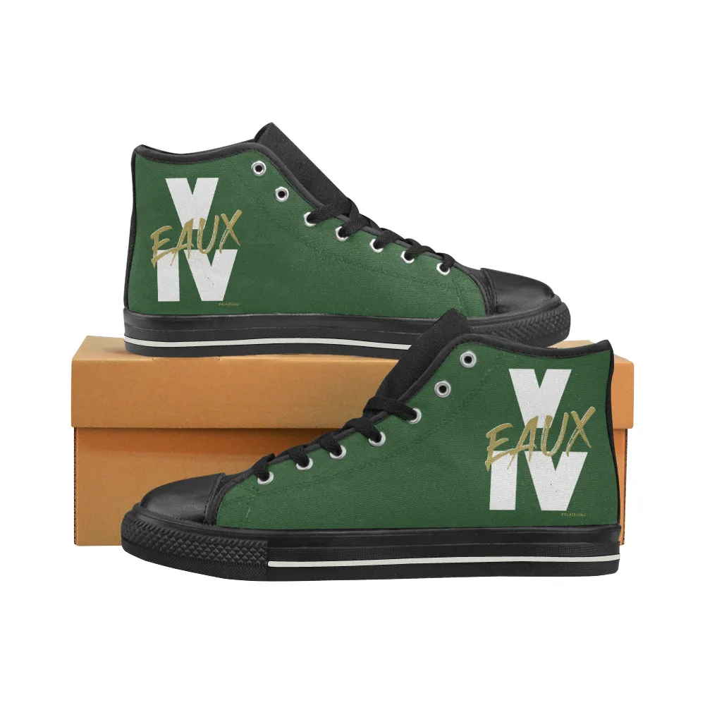 V EAUX IV MEN'S LARGE HI-TOP SHOES (SIZE 13-14)