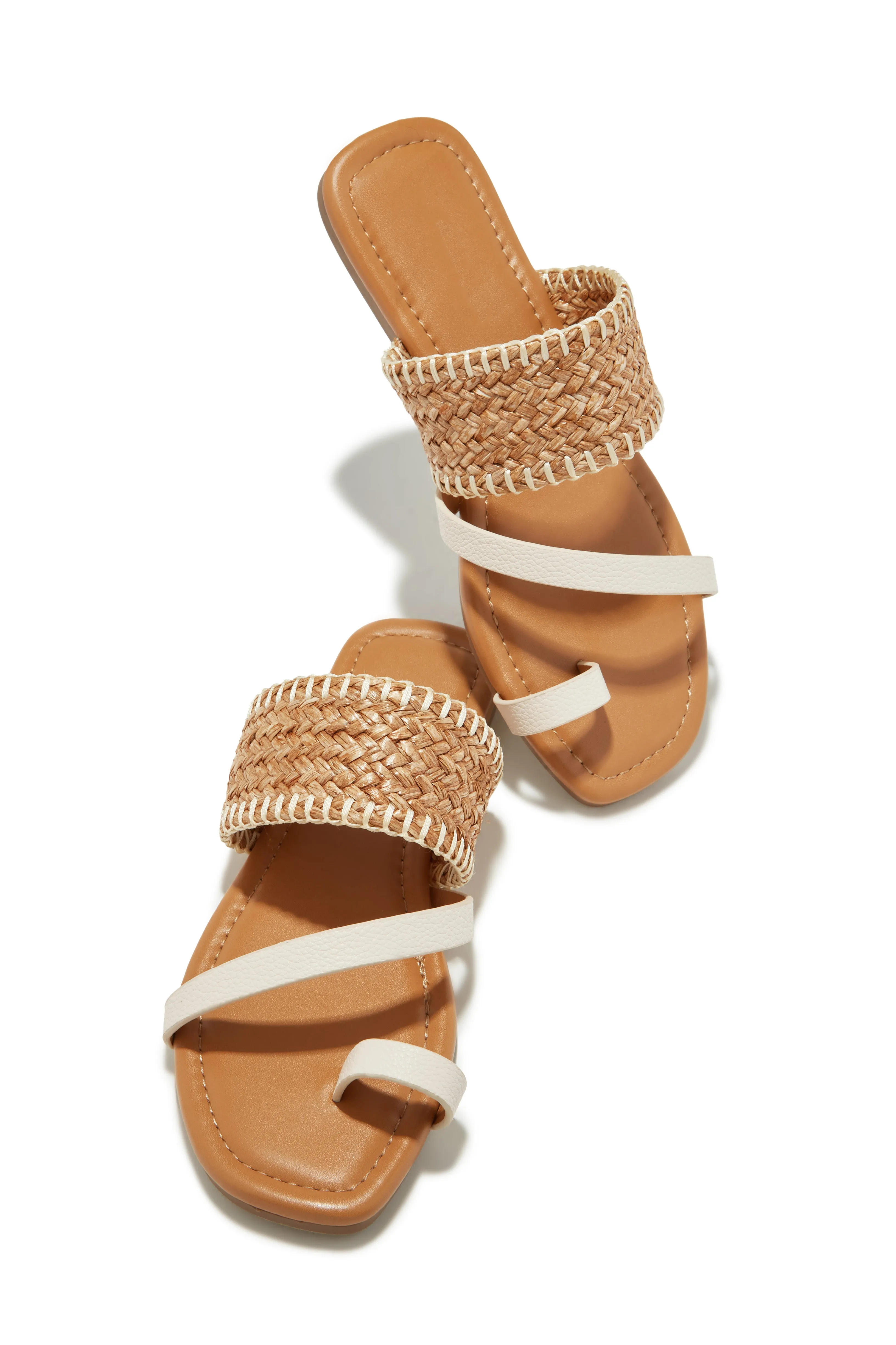 Vacay Approved Slip On Sandals - Gold