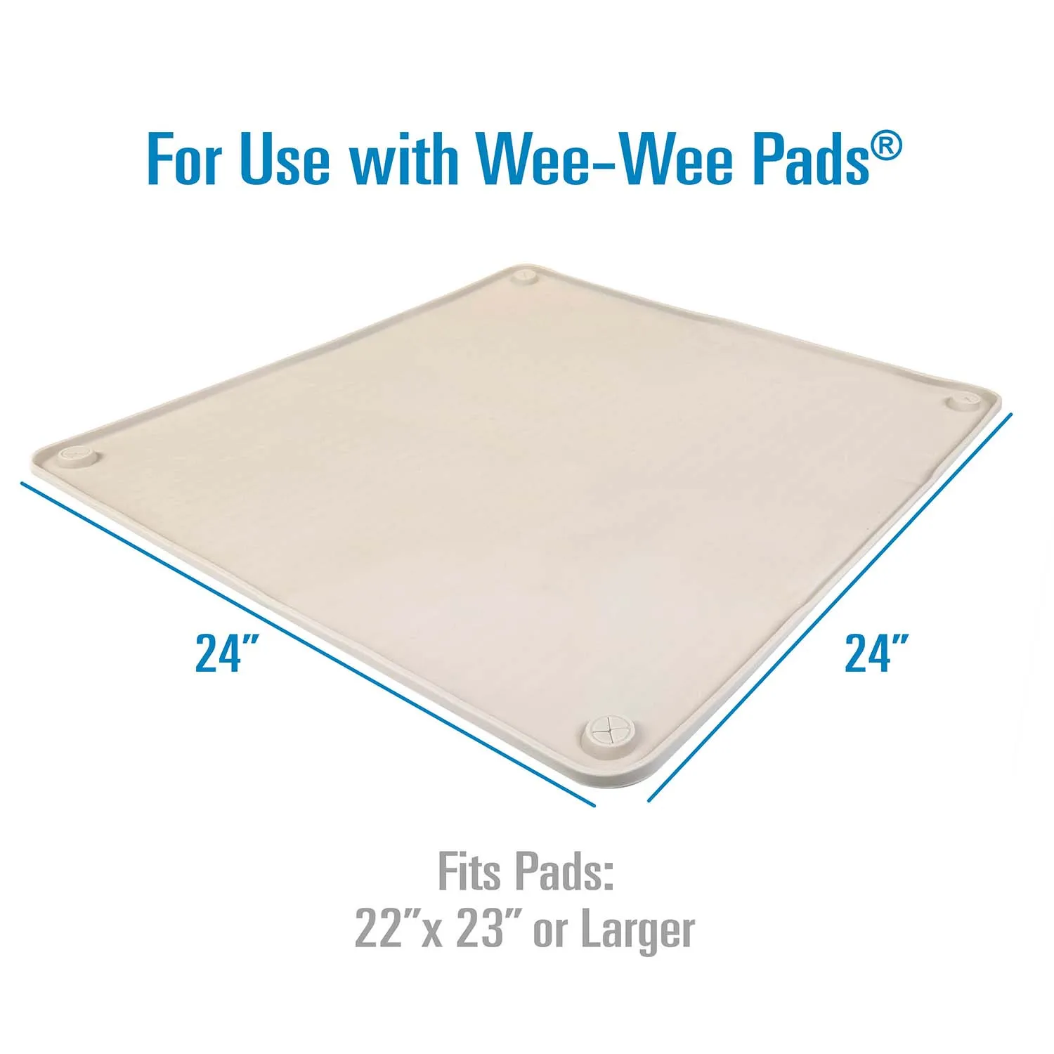 Wee-Wee Silicone Dog Housebreaking Pad Holder, 22" x 23"