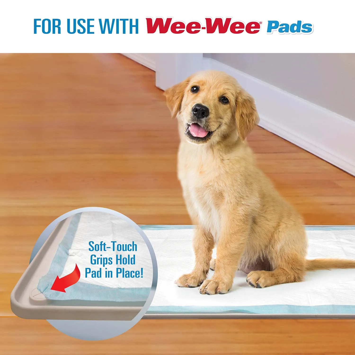 Wee-Wee Silicone Dog Housebreaking Pad Holder, 22" x 23"