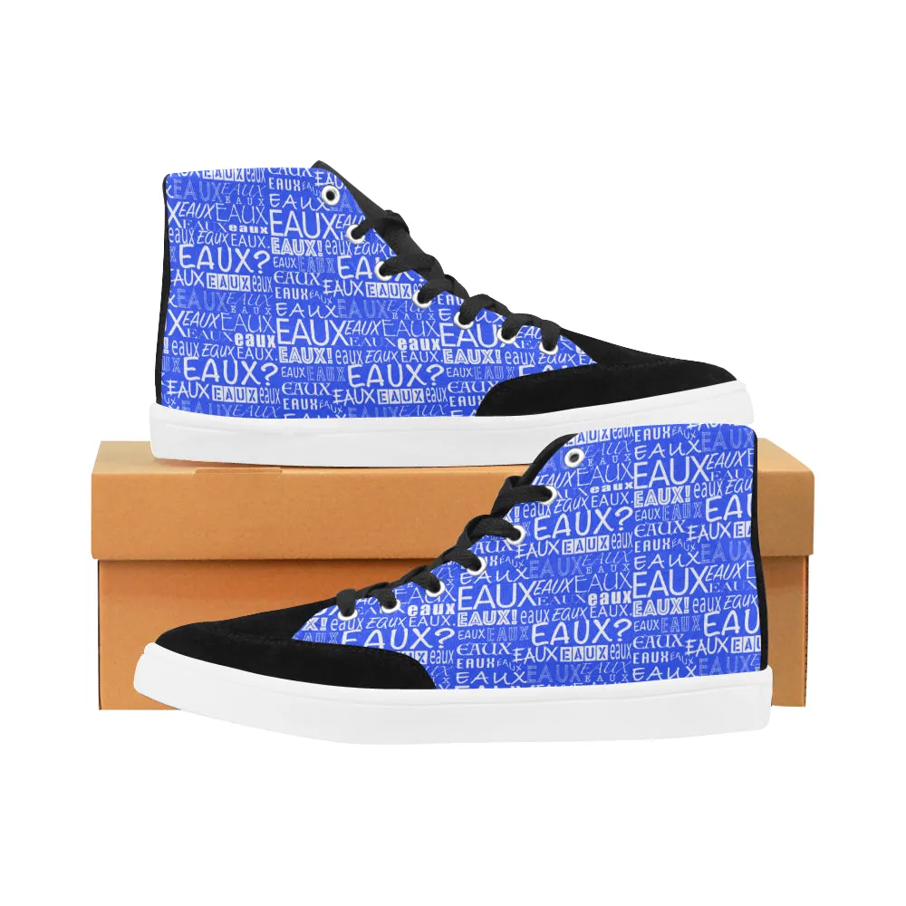 WHITE ALLEAUXVER MEN'S HI-TOP SHOES