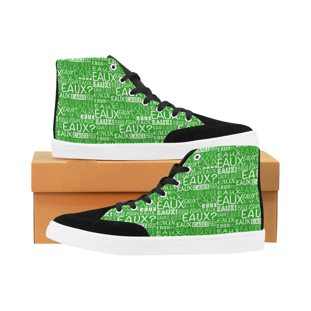 WHITE ALLEAUXVER MEN'S HI-TOP SHOES