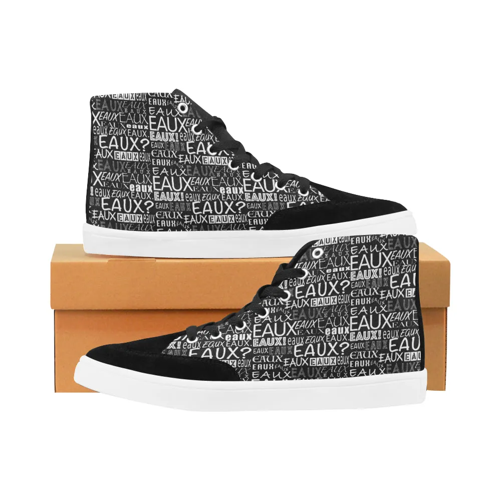 WHITE ALLEAUXVER MEN'S HI-TOP SHOES