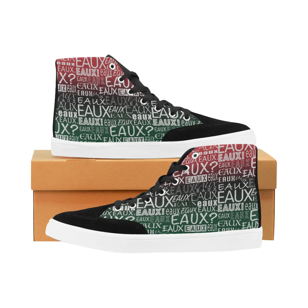 WHITE ALLEAUXVER MEN'S HI-TOP SHOES