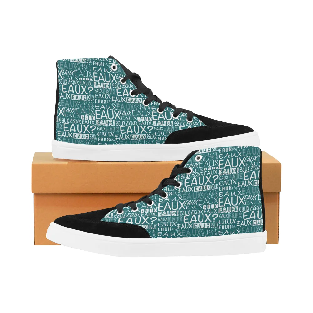 WHITE ALLEAUXVER MEN'S HI-TOP SHOES