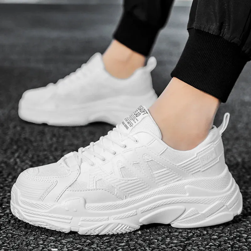 WIAOFELLAS  -  Size47 Men Running Shoes Street Hiphop Skateboard Shoes Chunky Comfy Soft Casual Sneakers Unisex Tenis Masculino Footwear Male
