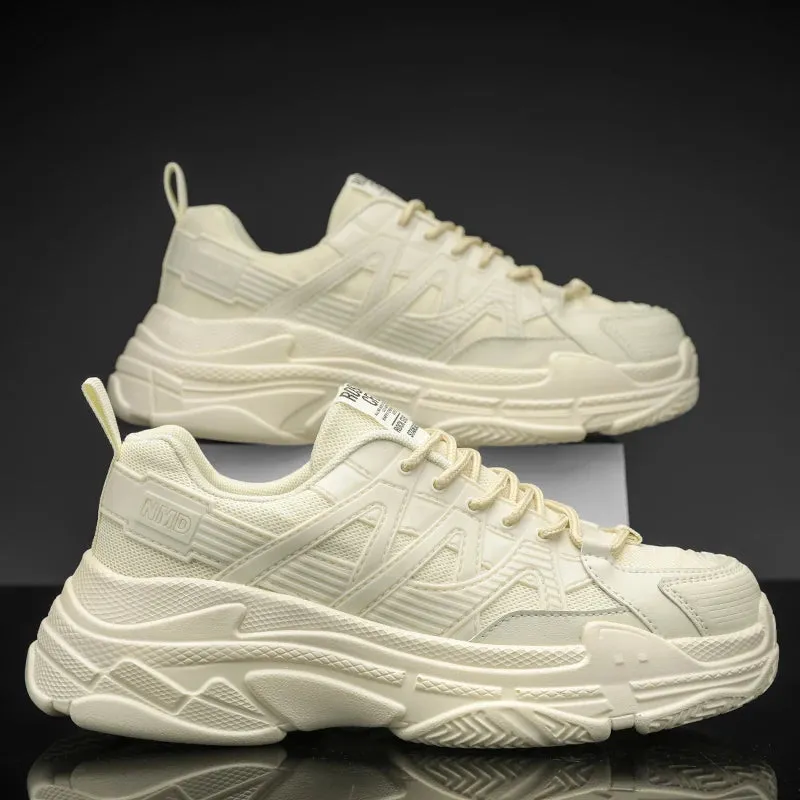 WIAOFELLAS  -  Size47 Men Running Shoes Street Hiphop Skateboard Shoes Chunky Comfy Soft Casual Sneakers Unisex Tenis Masculino Footwear Male